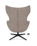 fauteuil zwart onderstel