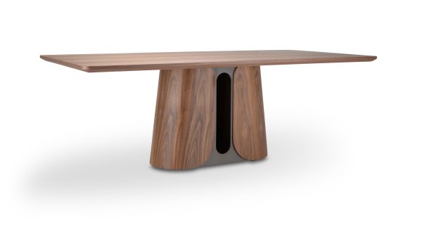 Eettafel Sarah 012 - Poot Bronze, Walnoot