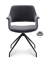 stoel crown dark grey front