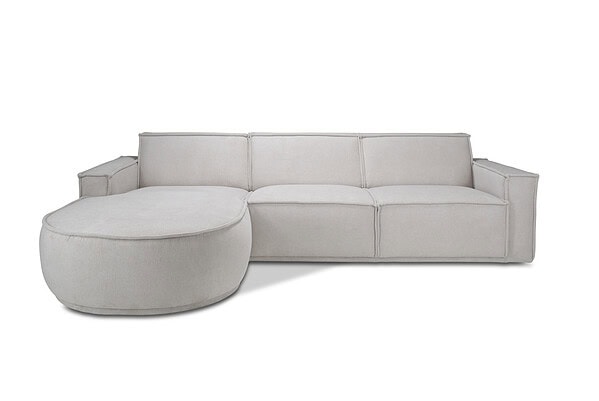 Anna_bank_ Longchair Rond voorstaand links_Mito_Natural_01 - Hoofdfoto