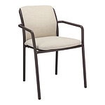 Flo_Armstoel_Aluminium_Brown_ - Hoofdfoto