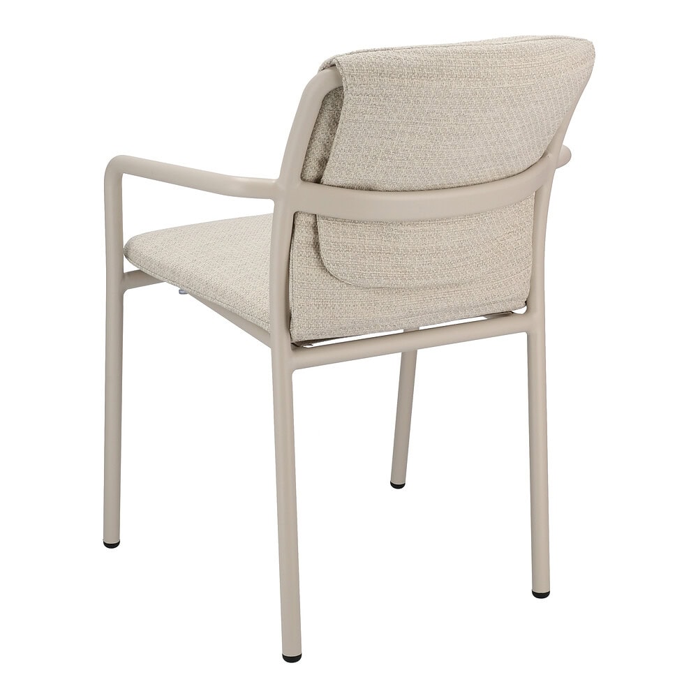 Flo_Armstoel_Aluminium_Creme_ - Back