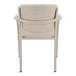 Flo_Armstoel_Aluminium_Creme_ - Back2