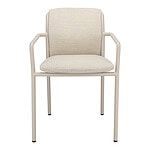 Flo_Armstoel_Aluminium_Creme_ - front