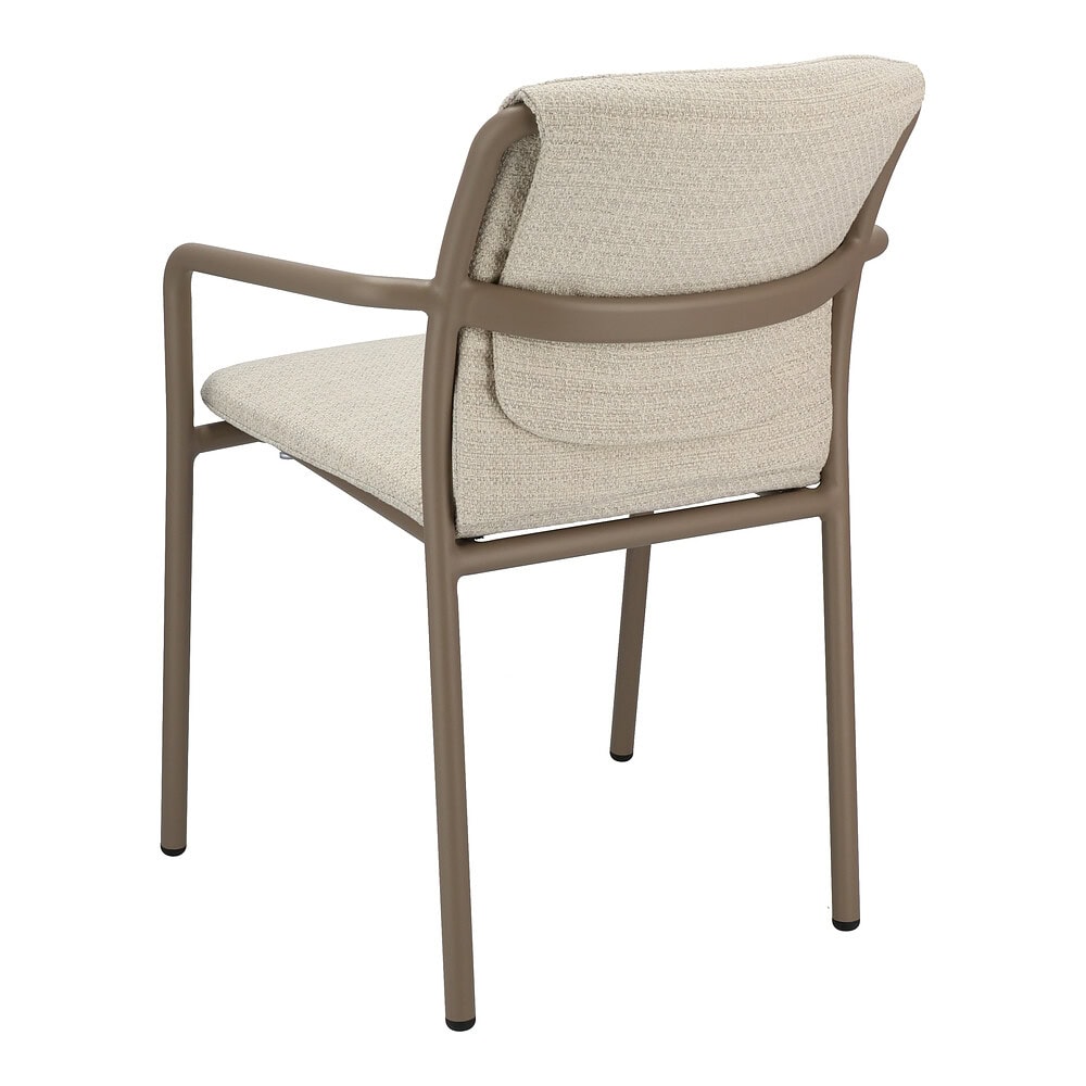 Flo_Armstoel_Aluminium_Taupe_ - Back