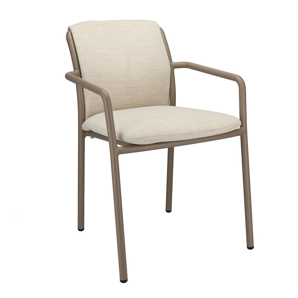 Flo_Armstoel_Aluminium_Taupe_ - Hoofdfoto