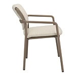 Flo_Armstoel_Aluminium_Taupe_ - Side