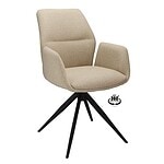 Waylon_Armstoel Leg black_Rhythm_Beige_05